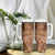 Personalised Fiji Masi Tumbler With Handle Bula Fijian Masi Tapa Vintage Style