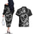Polynesian Turtle Valentine Couples Matching Off The Shoulder Long Sleeve Dress and Hawaiian Shirt You And Me Hibiscus Heart LT01 - Polynesian Pride
