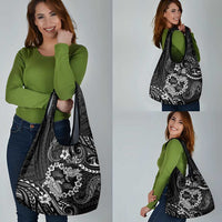 Polynesian Turtle Valentine Grocery Bag You And Me Hibiscus Heart LT01 - Polynesian Pride