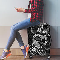 Polynesian Turtle Valentine Luggage Cover You And Me Hibiscus Heart LT01 - Polynesian Pride