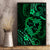 Polynesian Turtle Valentine Canvas Wall Art You And Me Green Hibiscus Heart LT01 - Polynesian Pride