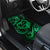 Polynesian Turtle Valentine Car Mats You And Me Green Hibiscus Heart LT01 - Polynesian Pride