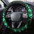 Polynesian Turtle Valentine Steering Wheel Cover You And Me Green Hibiscus Heart LT01 - Polynesian Pride