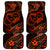 Polynesian Turtle Valentine Car Mats You And Me Orange Hibiscus Heart LT01 Orange - Polynesian Pride