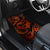 Polynesian Turtle Valentine Car Mats You And Me Orange Hibiscus Heart LT01 - Polynesian Pride