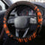 Polynesian Turtle Valentine Steering Wheel Cover You And Me Orange Hibiscus Heart LT01 - Polynesian Pride