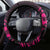 Polynesian Turtle Valentine Steering Wheel Cover You And Me Pink Hibiscus Heart LT01 - Polynesian Pride