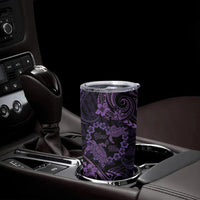 Polynesian Turtle Valentine Tumbler Cup You And Me Purple Hibiscus Heart