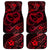 Polynesian Turtle Valentine Car Mats You And Me Red Hibiscus Heart LT01 Red - Polynesian Pride