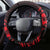 Polynesian Turtle Valentine Steering Wheel Cover You And Me Red Hibiscus Heart LT01 - Polynesian Pride