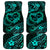 Polynesian Turtle Valentine Car Mats You And Me Turquoise Hibiscus Heart LT01 Turquoise - Polynesian Pride