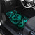 Polynesian Turtle Valentine Car Mats You And Me Turquoise Hibiscus Heart LT01 - Polynesian Pride