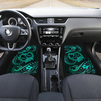 Polynesian Turtle Valentine Car Mats You And Me Turquoise Hibiscus Heart LT01 - Polynesian Pride