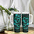 Polynesian Turtle Valentine Tumbler With Handle You And Me Turquoise Hibiscus Heart