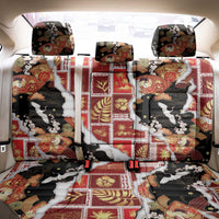 Hawaii Japanese Culture Black Back Car Seat Cover Spring Cranes Aloha Pattern LT01 - Polynesian Pride