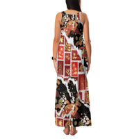 Hawaii Japanese Culture Black Family Matching Tank Maxi Dress and Hawaiian Shirt Spring Cranes Aloha Pattern LT01 - Polynesian Pride
