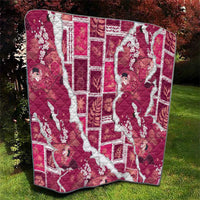Hawaii Japanese Culture Pink Quilt Spring Cranes Aloha Pattern