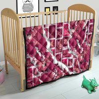 Hawaii Japanese Culture Pink Quilt Spring Cranes Aloha Pattern