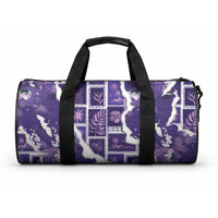 Hawaii Japanese Culture Purple Duffle Bag Spring Cranes Aloha Pattern LT01 One size Purple - Polynesian Pride