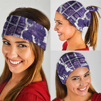 Hawaii Japanese Culture Purple Neck Gaiter Spring Cranes Aloha Pattern
