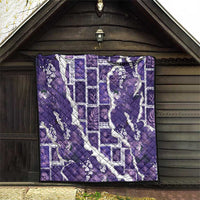 Hawaii Japanese Culture Purple Quilt Spring Cranes Aloha Pattern LT01 - Polynesian Pride