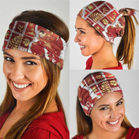 Hawaii Japanese Culture Red Neck Gaiter Spring Cranes Aloha Pattern