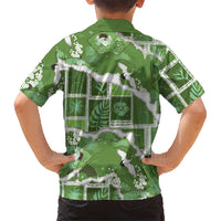 Hawaii Japanese Culture Sage Green Hawaiian Shirt Spring Cranes Aloha Pattern LT01 - Polynesian Pride