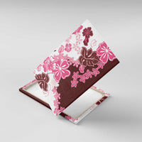 Pink Hibiscus Plumeria Floral Canvas Wall Art - Polynesian Pride