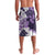 Purple Hibiscus Plumeria Floral Lavalava - Polynesian Pride