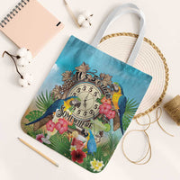 It's 5 o'clock Somewhere Tote Bag Hawaiian Tropical Parrots - Polynesian Pride