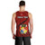 Tonga Rugby Men Tank Top Tongan Ngatu Pattern Black Version LT01 - Polynesian Pride