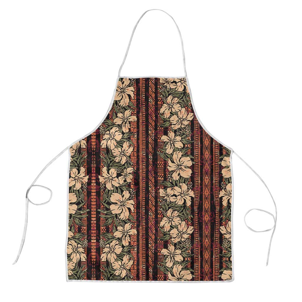 Hawaii Hibiscus Apron Retro Style - Polynesian Pride