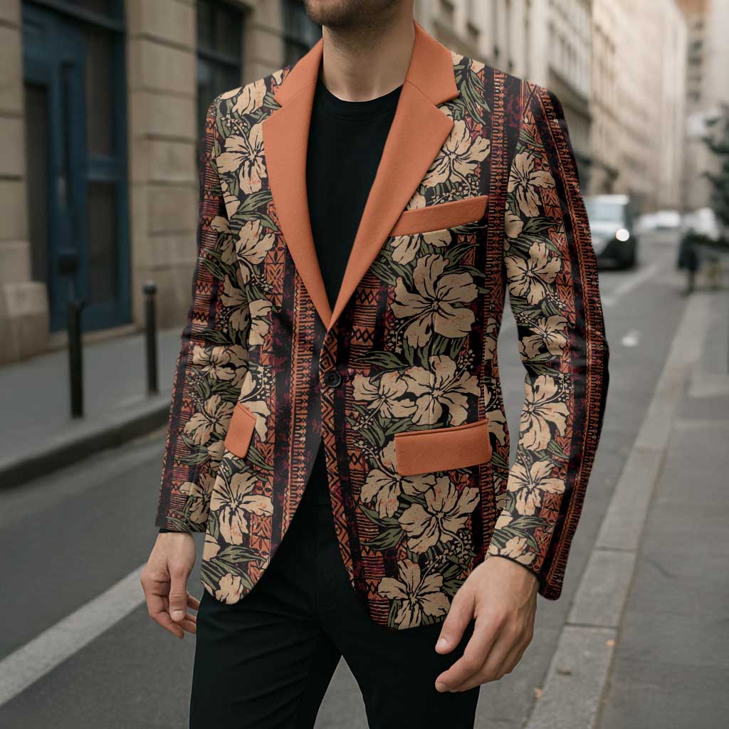 Hawaii Hibiscus Blazer Retro Style - Polynesian Pride