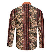 Hawaii Hibiscus Family Matching Off Shoulder Short Dress and Hawaiian Shirt Retro Style - Polynesian Pride