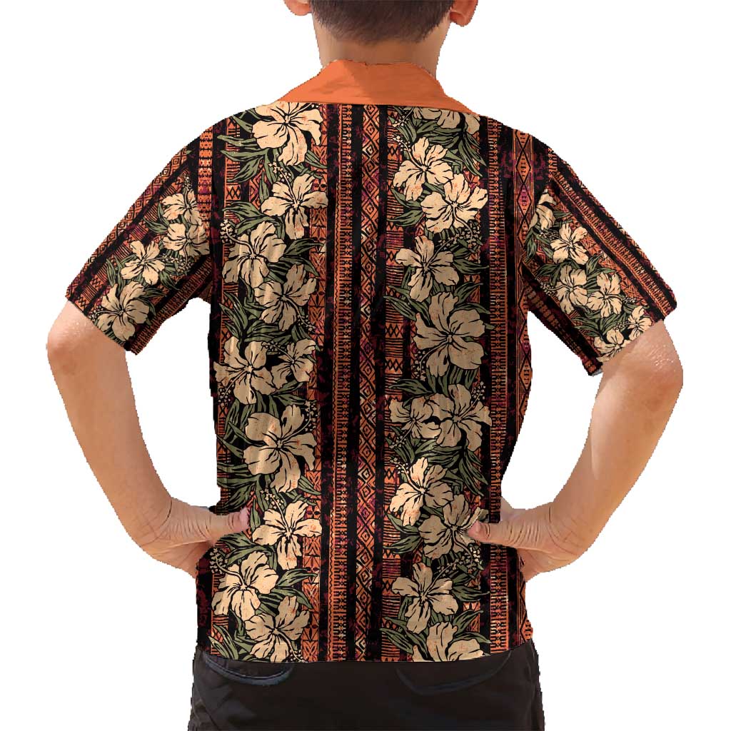 Hawaii Hibiscus Family Matching Puletasi and Hawaiian Shirt Retro Style LT01 - Polynesian Pride