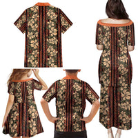 Hawaii Hibiscus Family Matching Puletasi and Hawaiian Shirt Retro Style LT01 - Polynesian Pride