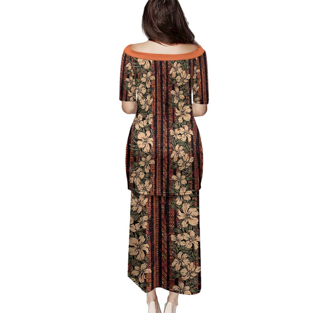 Hawaii Hibiscus Family Matching Puletasi and Hawaiian Shirt Retro Style LT01 - Polynesian Pride