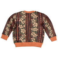 Hawaii Hibiscus Kid Ugly Christmas Sweater Retro Style - Polynesian Pride