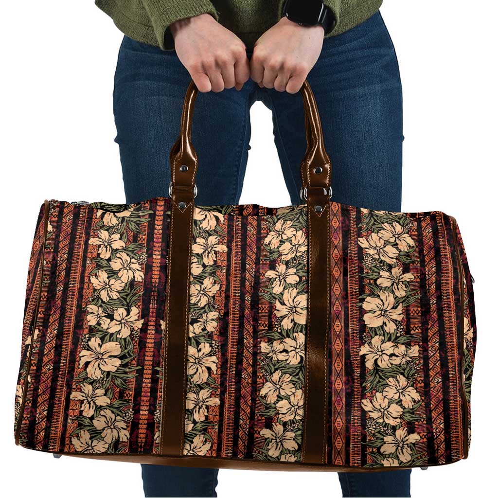 Hawaii Hibiscus Travel Bag Retro Style - Polynesian Pride