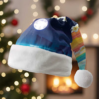 Hawaii Beach Landscape Time-Lapse Christmas Santa Hat Tropical Plumeria Flowers - Polynesian Pride