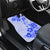 Fiji Masi With Hibiscus Tapa Tribal Car Mats Blue Pastel LT01 - Polynesian Pride