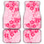 Fiji Masi With Hibiscus Tapa Tribal Car Mats Pink Pastel LT01 Pink - Polynesian Pride