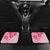 Fiji Masi With Hibiscus Tapa Tribal Car Mats Pink Pastel LT01 - Polynesian Pride