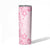 Fiji Masi With Hibiscus Tapa Tribal Skinny Tumbler Pink Pastel