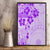 Fiji Masi With Hibiscus Tapa Tribal Canvas Wall Art Purple Pastel LT01 - Polynesian Pride