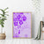 Fiji Masi With Hibiscus Tapa Tribal Canvas Wall Art Purple Pastel LT01 - Polynesian Pride