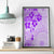 Fiji Masi With Hibiscus Tapa Tribal Canvas Wall Art Purple Pastel LT01 - Polynesian Pride