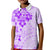 Fiji Masi With Hibiscus Tapa Tribal Kid Polo Shirt Purple Pastel LT01 Kid Purple - Polynesian Pride