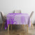 Fiji Masi With Hibiscus Tapa Tribal Tablecloth Purple Pastel LT01 - Polynesian Pride