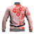 Fiji Masi With Hibiscus Tapa Tribal Baseball Jacket Red Pastel LT01 - Polynesian Pride